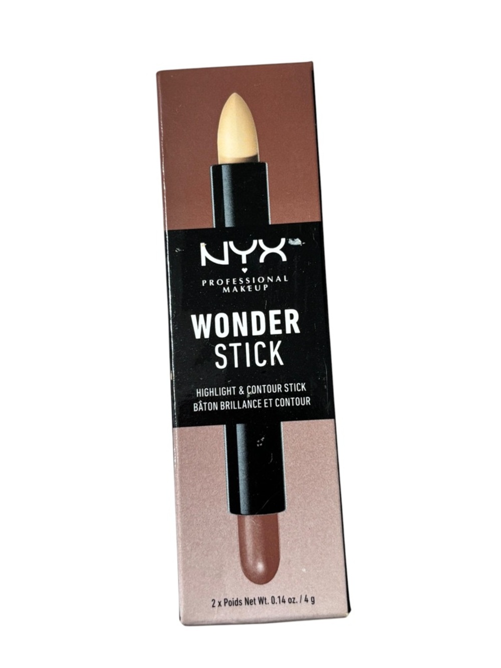 NYX Wonder Stick Highlight & Contour Stick Light Medium WS01 NIB Cream Contour